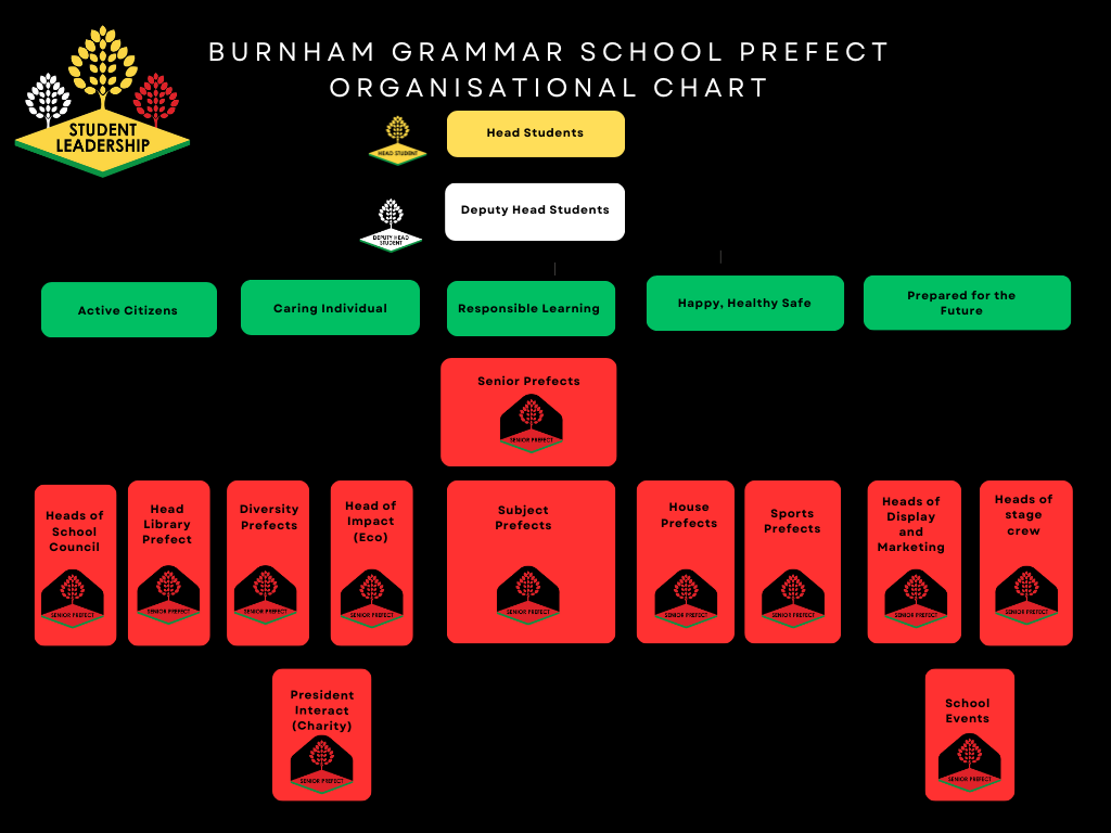 BGS prefect organisational chart image