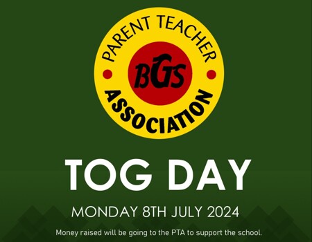 PTA Tog Day - Monday 8th July 2024