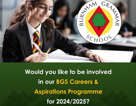 Would you like to be involved in our Careers & Aspirations Programme for 2024/2025?