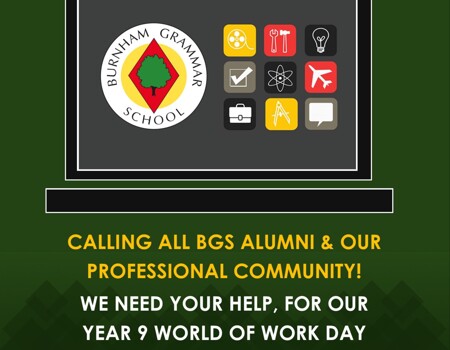 Calling BGS Alumni for Year 9 World of Work Day