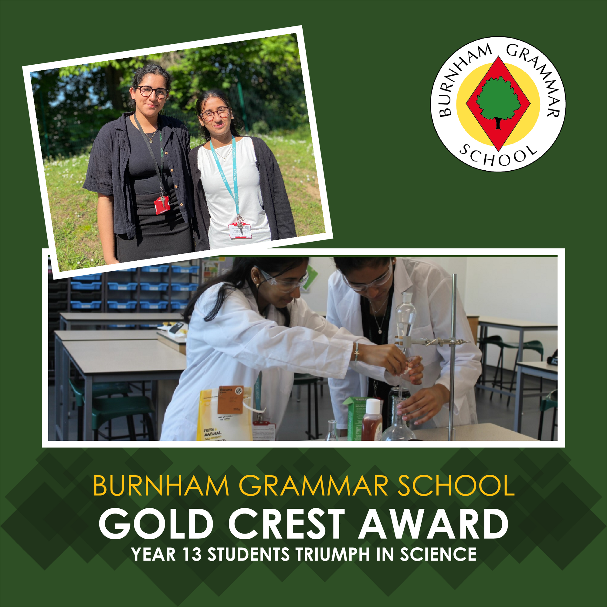 Gold crest award