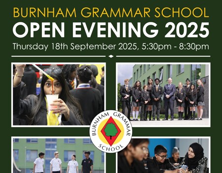 BGS Open Evening - Thursday 18th September, 2025