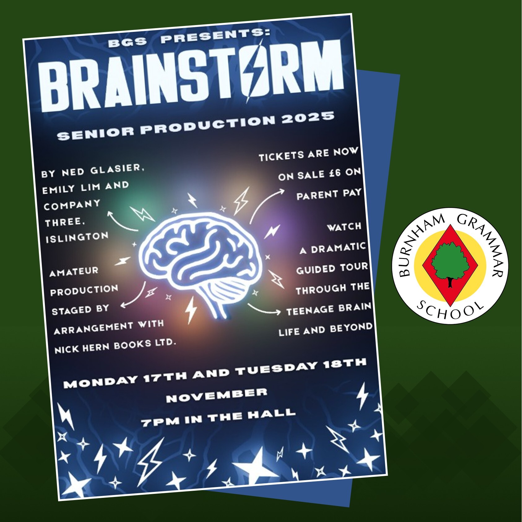 Brain storm senior production website image