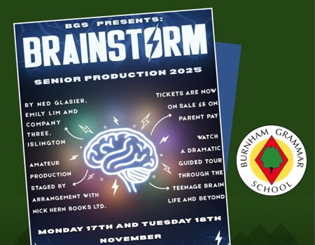 BGS Senior Production 2025 : 'Brainstorm' - Monday 17th & Tuesday 18th November 2025