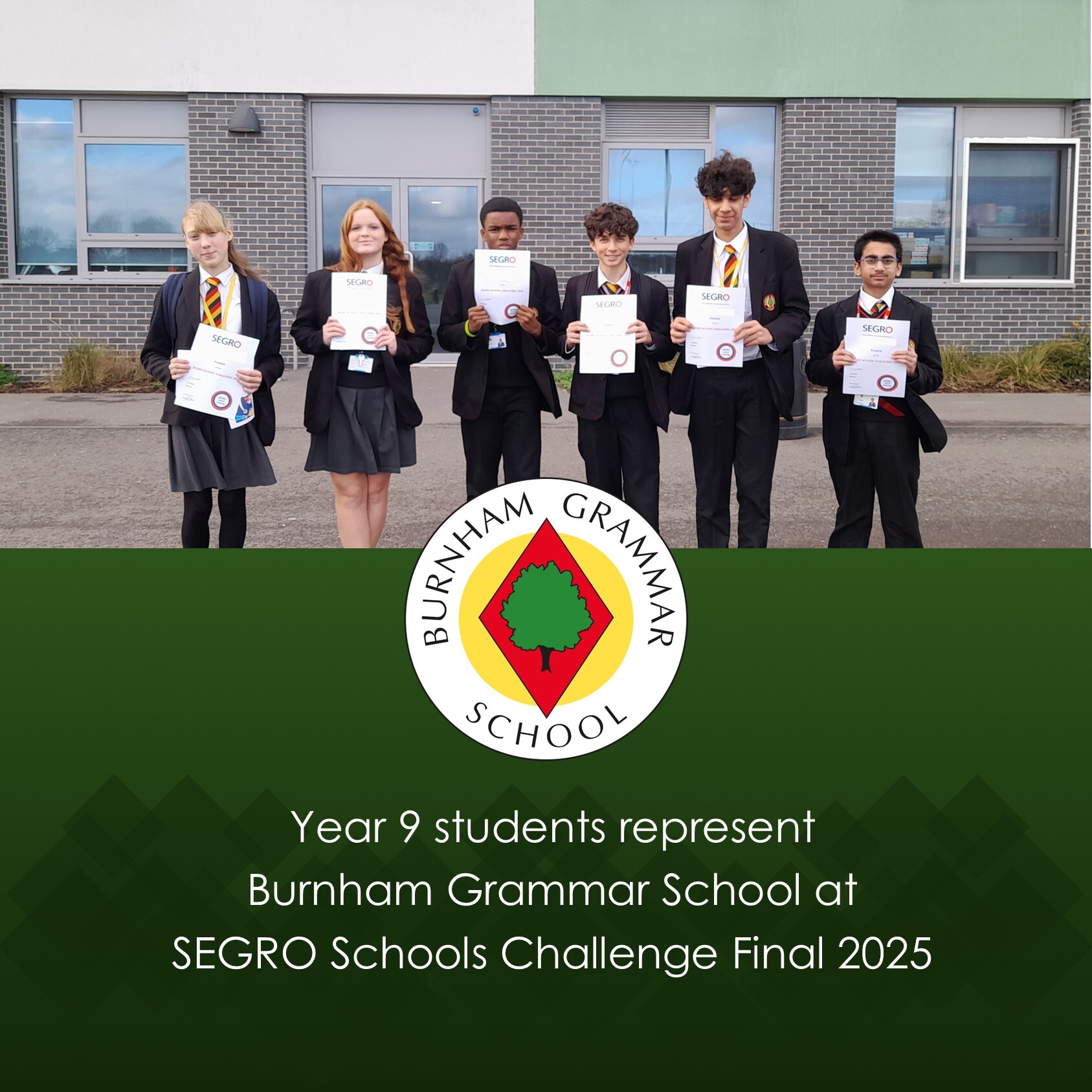 Segro year 9 finalists website socials post