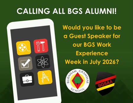 Calling all Alumni! Involvement in our July 2026 Work Experience Day!